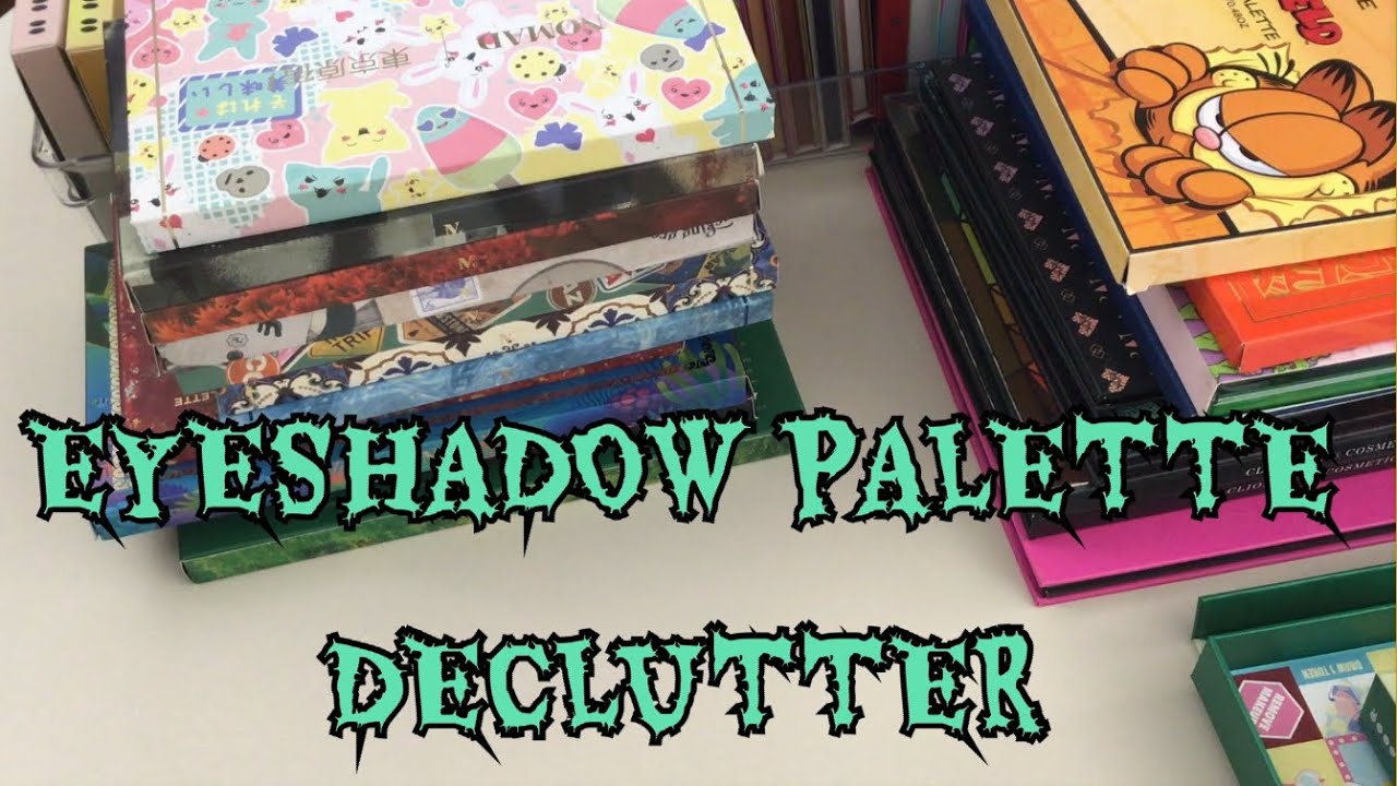 FALL 2024 EYESHADOW PALETTE DECLUTTER 👀👀👀