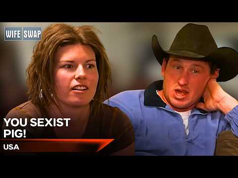 Sexist Cowboy Swaps With Plant Talking Vegan Family S9 E12 Wife Swap USA