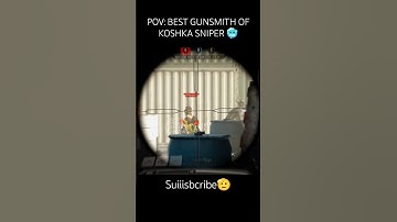 POV:BEST GUNSMITH OF KOSHKA SNIPER 🥶#callofduty #callofdutymobile #codmobile #codm #cod #shorts