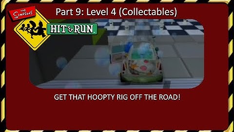 Xin Plays: Simpsons Hit And Run (PS2) Part 9: Level 4 (Collectables)