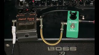 metal zone + tube screamer