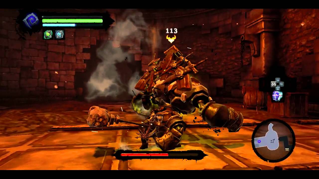 Darksiders II: Gharn Boss Fight