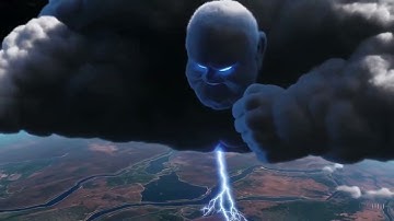 OpenAI Sora Video Example - cloud man