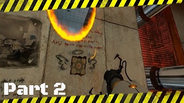 [Portal] Walkthrough Part 2 | Turrets & Companion Cube