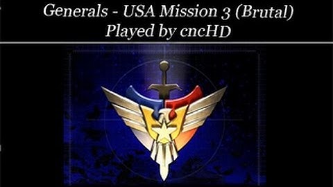 Generals Campaign - USA Mission 3 (brutal)