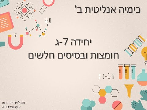 וִידֵאוֹ: מדוע חומצות חלשות חלשות?