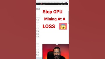 Stop GPU Mining at a loss ! #shorts #cryptomining #gpumining