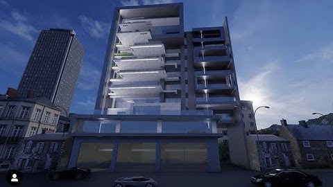 Lumion 9 - Mixed use building animation