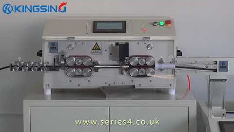 KS-W170 Automatic Cut & Strip Machine with Coiling Pan System