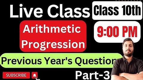 Arithmetic Progression Class 10 | Maths Chapter 5 |  Full Chapter/Exercise/Formula/Sum Formula Of AP
