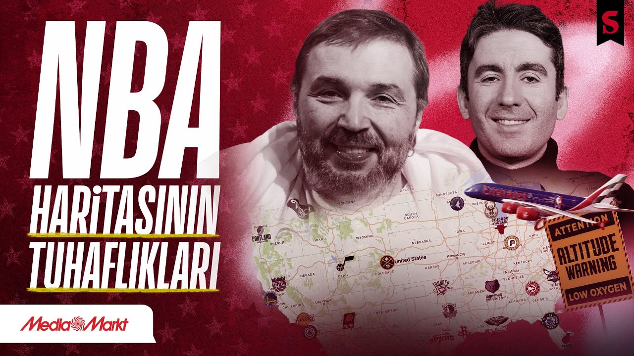 NBA'in Haritasını İnceledik: Takımlar Sezonda Kaç Kilometre Uçuyor? I NBA Mitleri #12