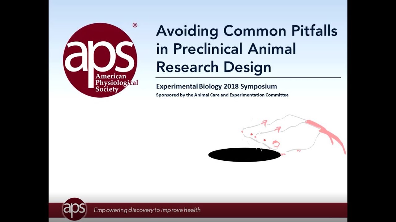 Avoiding Common Pitfalls in Preclinical Animal Research Design | American  Physiological Society