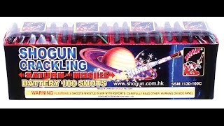 Crackling Saturn Missile 100 shots (Shogun) SSM1130-100C