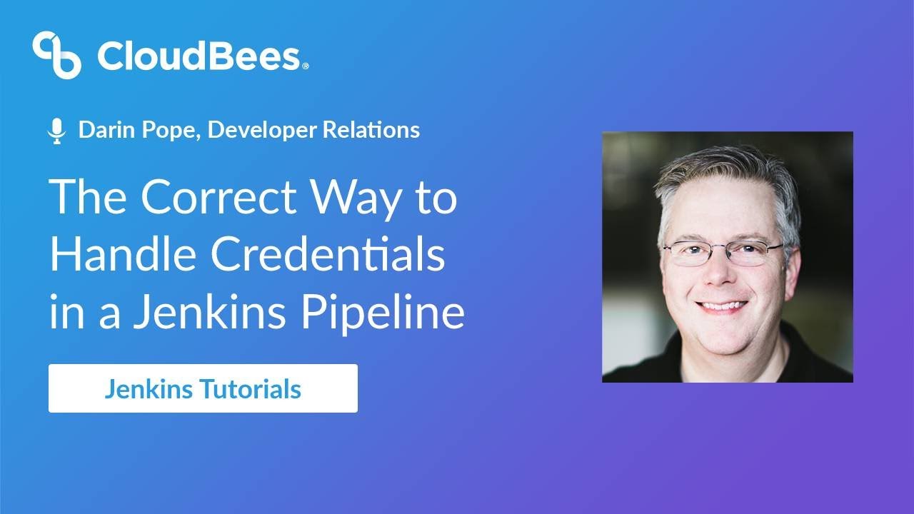 The Correct Way To Handle Credentials In A Jenkins Pipeline