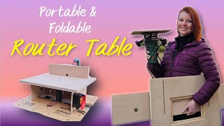 Portable and Foldable Router Table - Build Your Own Woodworking Companion!