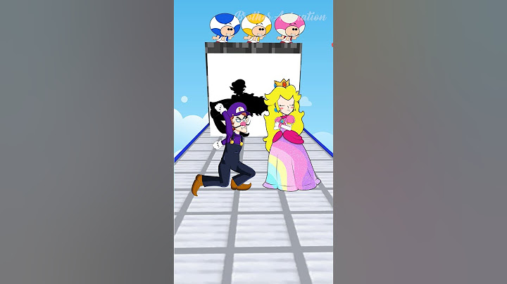 POV Perfect Puzzle Challenge - Mario, Princess Peach vs Waluigi #mario #supermario
