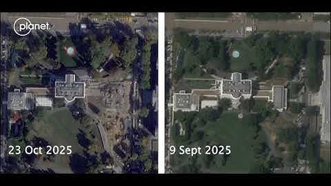 Satellite Images Show Demolition Underway on White House East Wing