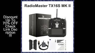 RadioMaster TX16S MKII V4.0 16ch 2.4G Hall Gimbals ELRS 4in1 Version Transmitter Remote Control Supp