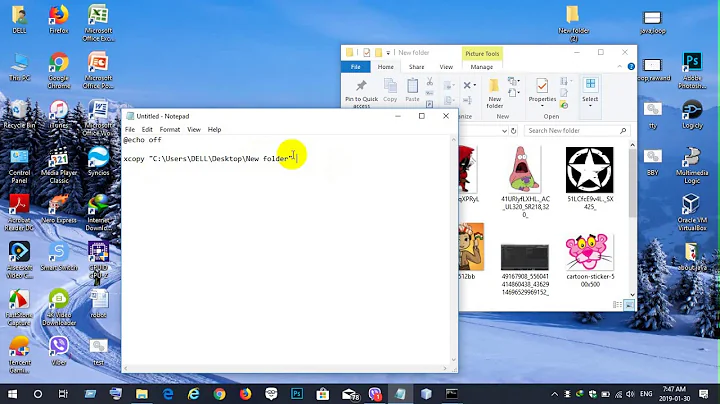 Creating a Batch File to Copy All Subdirectories on Folder