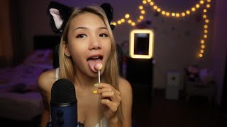 Asmr Relaxing Triggers & Lollipop Licking/Eating 🍭🍭 Deep Relaxation Guaranteed!