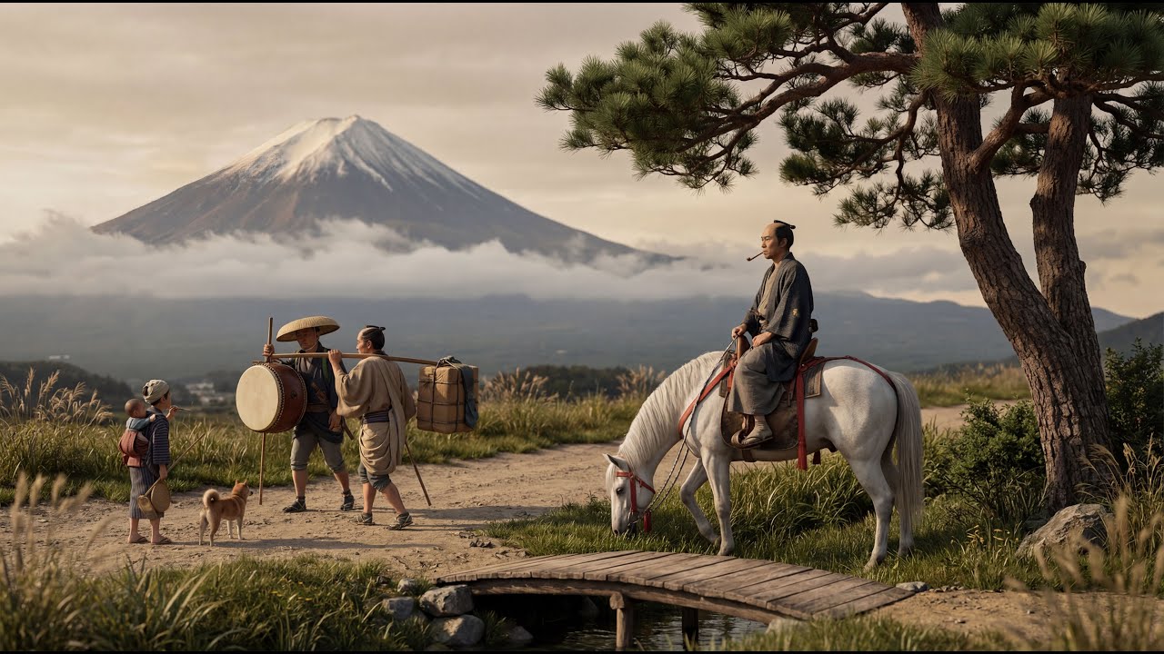 浮世絵は動き出す その14｜広重・国芳の名作10選を最新AIで実写映像化【美しき昔の日本】