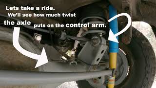 1988 Toyota Van | repaired upper control arm test drive