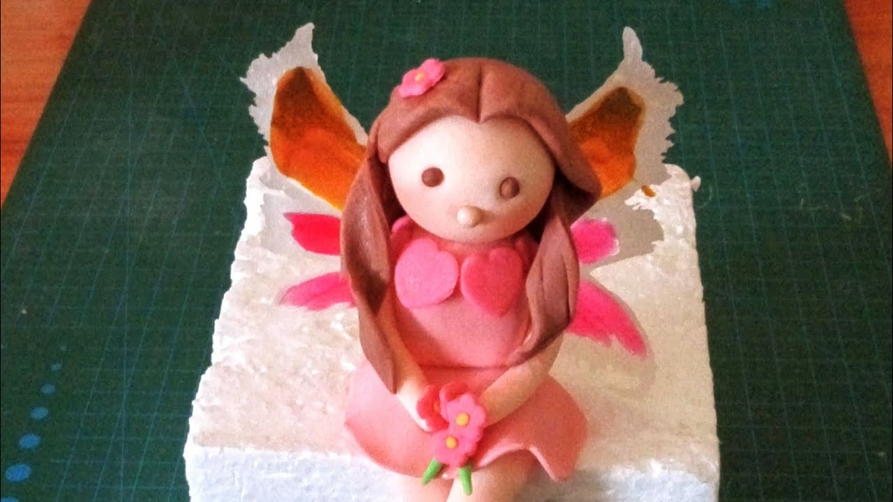 Pink Fairy - Edible Cake Topper, Sugarpaste Toppers