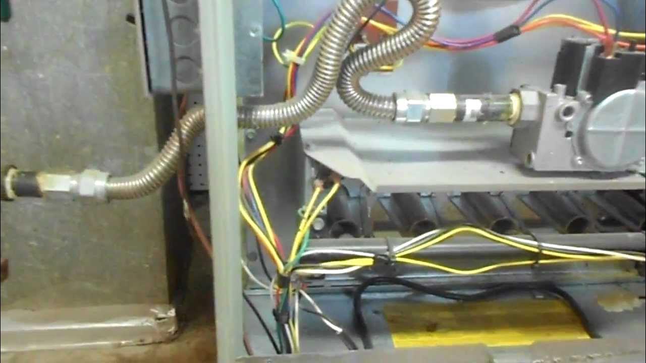 CSST GAS LINE INSTALL AT FURNACE YouTube