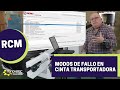 RCM: MODOS DE FALLO EN CINTA TRANSPORTADORA