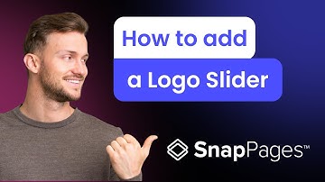 How to add a Logo Slider to SnapPages