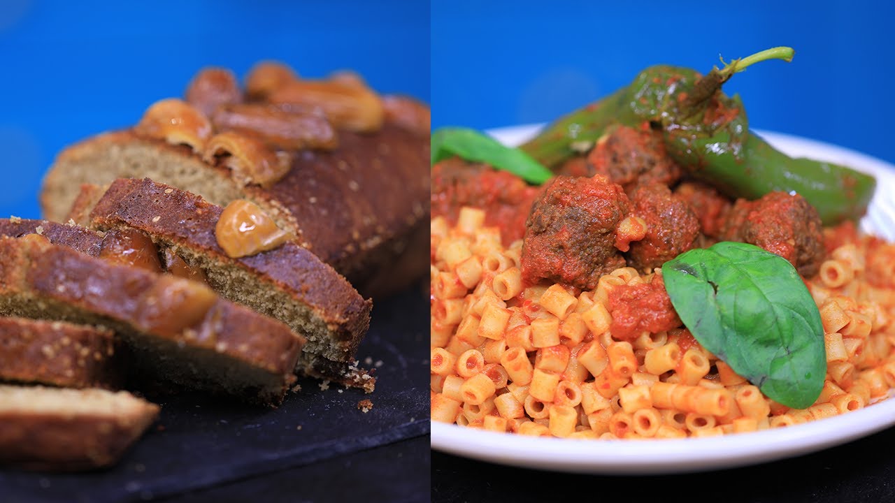 Pâtes Tunisiennes aux boulettes de viandes, Gateau au Sorgho - Koujinetna Haka S3 Ep 34