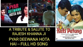 Pyar Deewana Hota Hai - Rajesh Khanna & Asha Parekh - Movie - Kati Patang