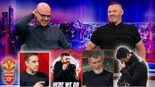 MOTD Arsenal vs Man United 2-3 Wayne Rooney react to How Carrick Destroy Arteta 🔥| Carrick reaction