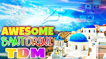 New 8v8 TDM SANTORINI Map Gameplay | PUBG New TDM Map | PUBG MOBiLE | #pubgtdm