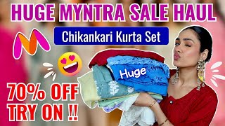 Myntra Chikankari Kurta Sets Perfect for Office, College & Festive Wear | Must-Have Picks screenshot 5