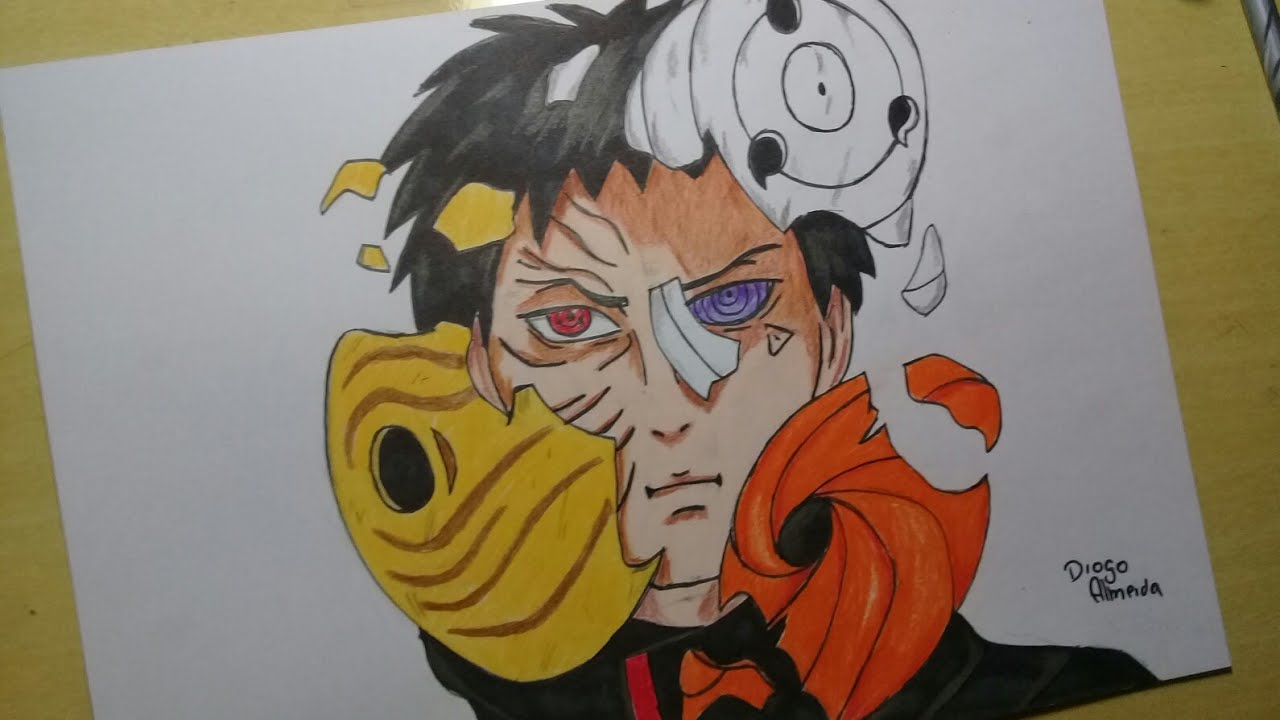 Desenho) Naruto com mascara