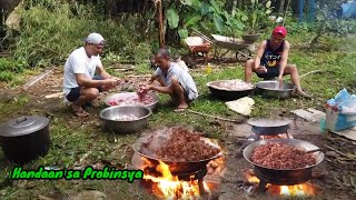 Village Life the Philippines , Rural cooking | handaan sa Probinsya | Filipino cooking