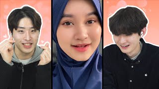 Proses kecanduan tiktok hijab Indonesia.. ㅣ Indonesia tiktok reaction