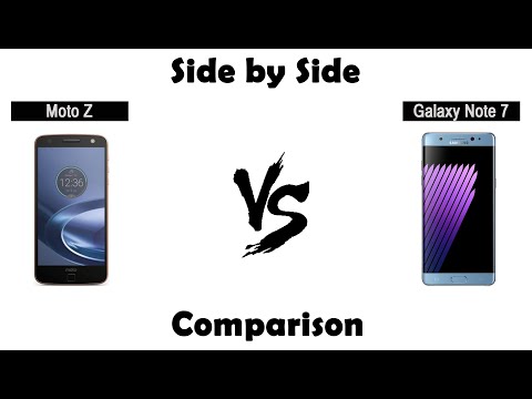 Galaxy Note 7 vs Moto Z Force - Side by Side Comparison