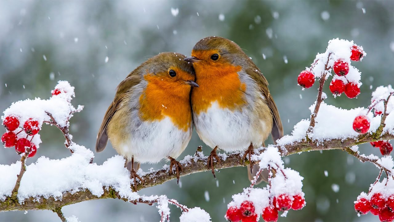 Piano Music & Winter Bird Songs for Emotional Healing | Relax & Soothe Your Mind ❄️