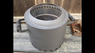 DIY Propane cylinder SOLO Stove style fire pit