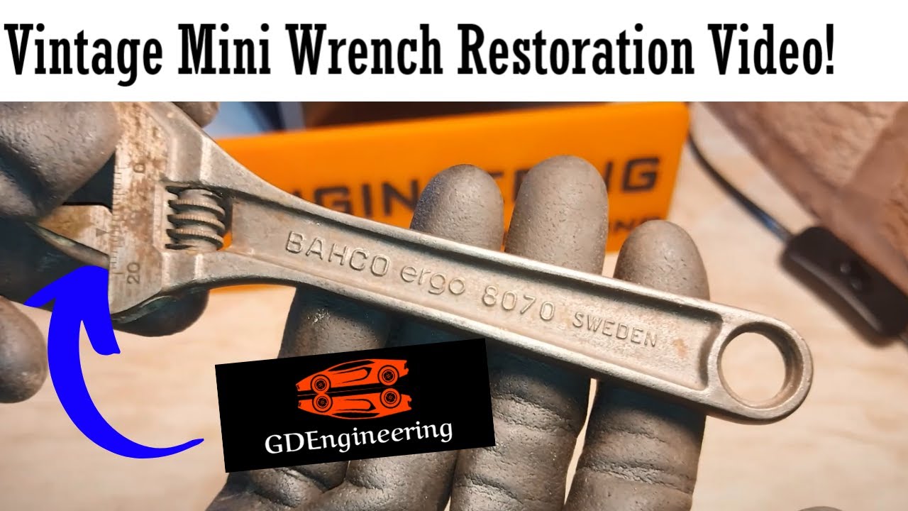 Vintage Adjustable Wrench Restoration Amazing Restoration Video YouTube