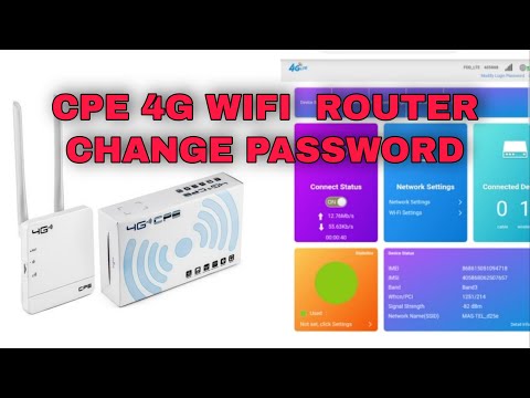 MASTEL CPE 4G WIFI ROUTER CHANGE PASSWORD AND IP ADDRESS