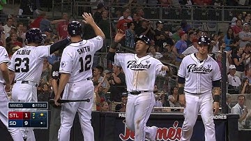 STL@SD: Gyorko clears bases with a double to the gap