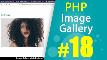 PHP Image gallery website from HTML template Tutorial Part18 | MVC OOP | Quick programming