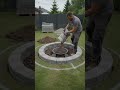 Sunken Fire Pit Lounge #DIY