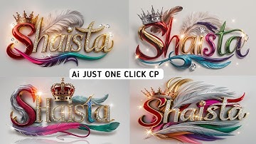 How To Create Multi Colour 3d Art Name Dp Ai image | ideogram ai image creator New video |