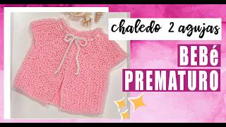 Teje Amor: Chalequito para Bebés Prematuros 💛 (Únete a esta causa)
