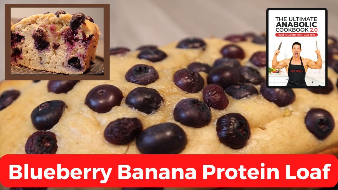 Greg Doucette Protein Blueberry Banana Loaf YouTube