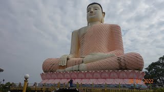 Большой сидящий Будда и храм Kande Viharaya Temple, Берувела(Beruwala),Шри-Ланка(Sri Lanka)